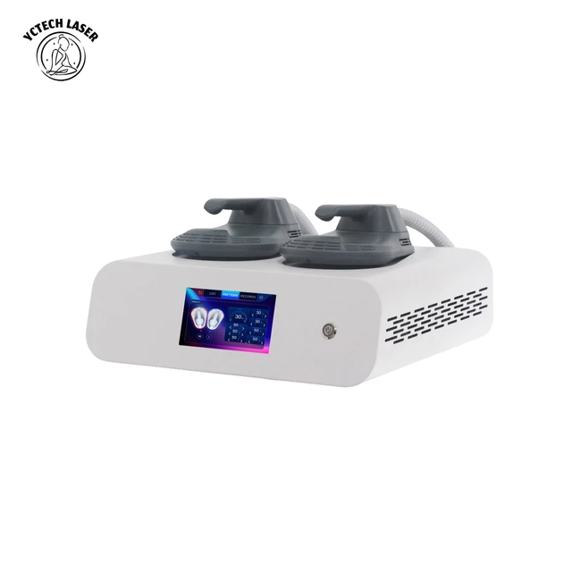 Desktop +RF EMSzero Muscle Instrument EMS+EMT Body Shaping Muscle Building Weight Loss Fat Burning Machine with 2 Handles CE OEM