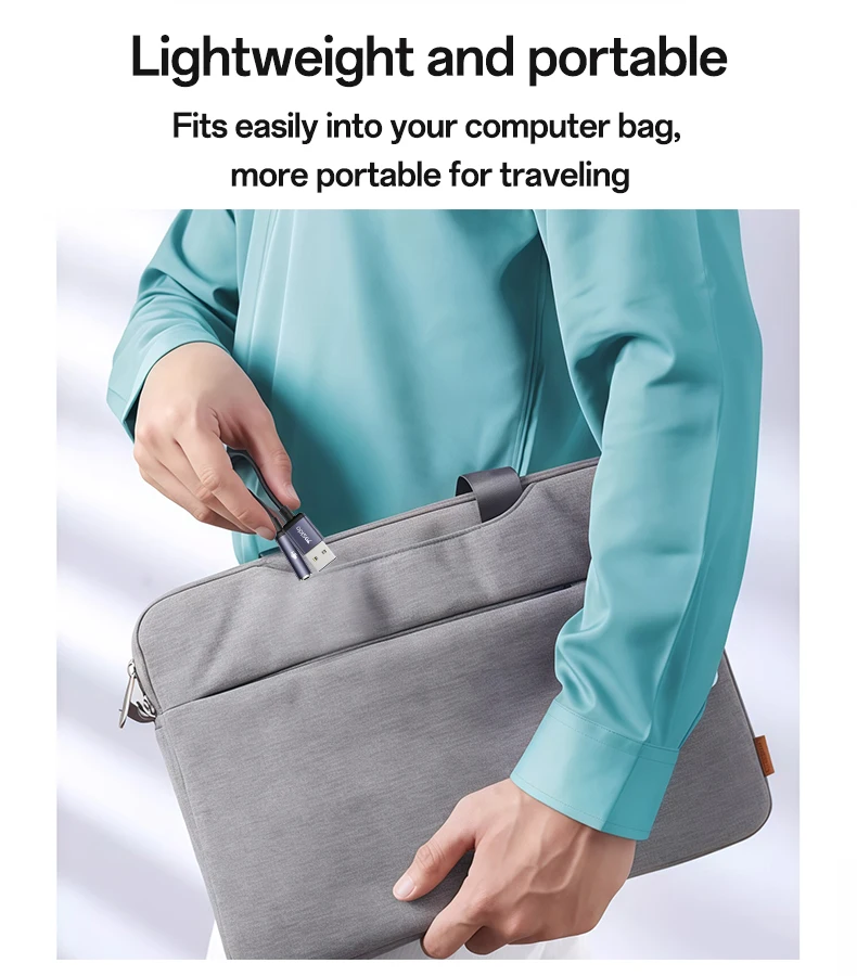 كابل صوت عالي الدقة من Yesido من سبائك الألومنيوم USB إلى من خلال أخذ عينات عالية 48 كيلو هرتز من الصوت YAU46