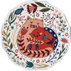 orange plate