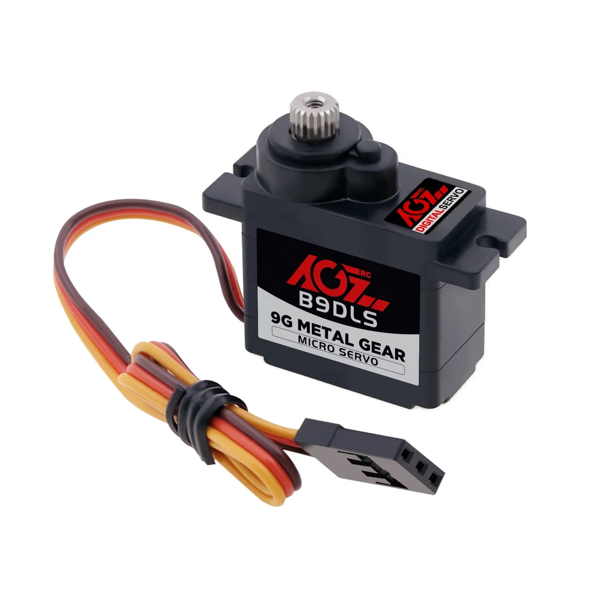 Servomoteur Numérique RC Dilwe - Bras Alliage Aluminium 25T - Pour Voitures MJX 16208/16207/16209 1/16 - Améliore Précision Et Couple