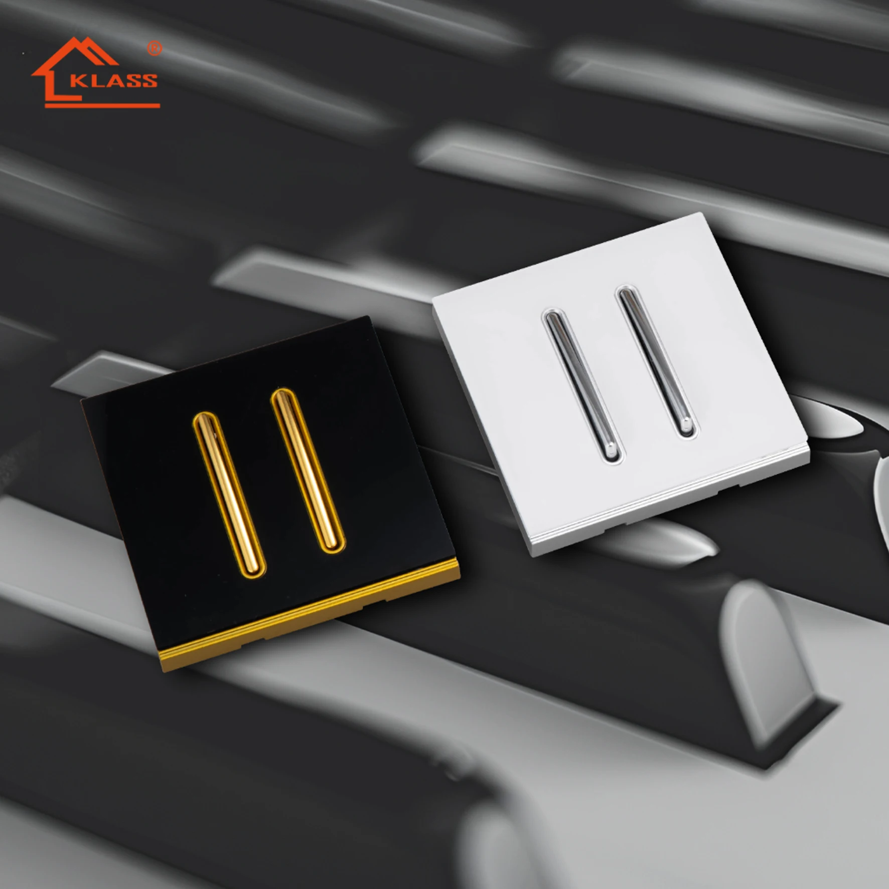 New Arrival Uk Standard Light Switches with Tempered Piano Key 1/2 Way 1/2/3/4 Gang Glass Big Panel for Home Switches and Socket