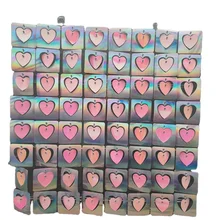Party Dressing Shiny Shimmer Square Sequin Wall Panel Sequin Wall Panel Backdrop Blue Pink Glitter Panel Sequin Wall
