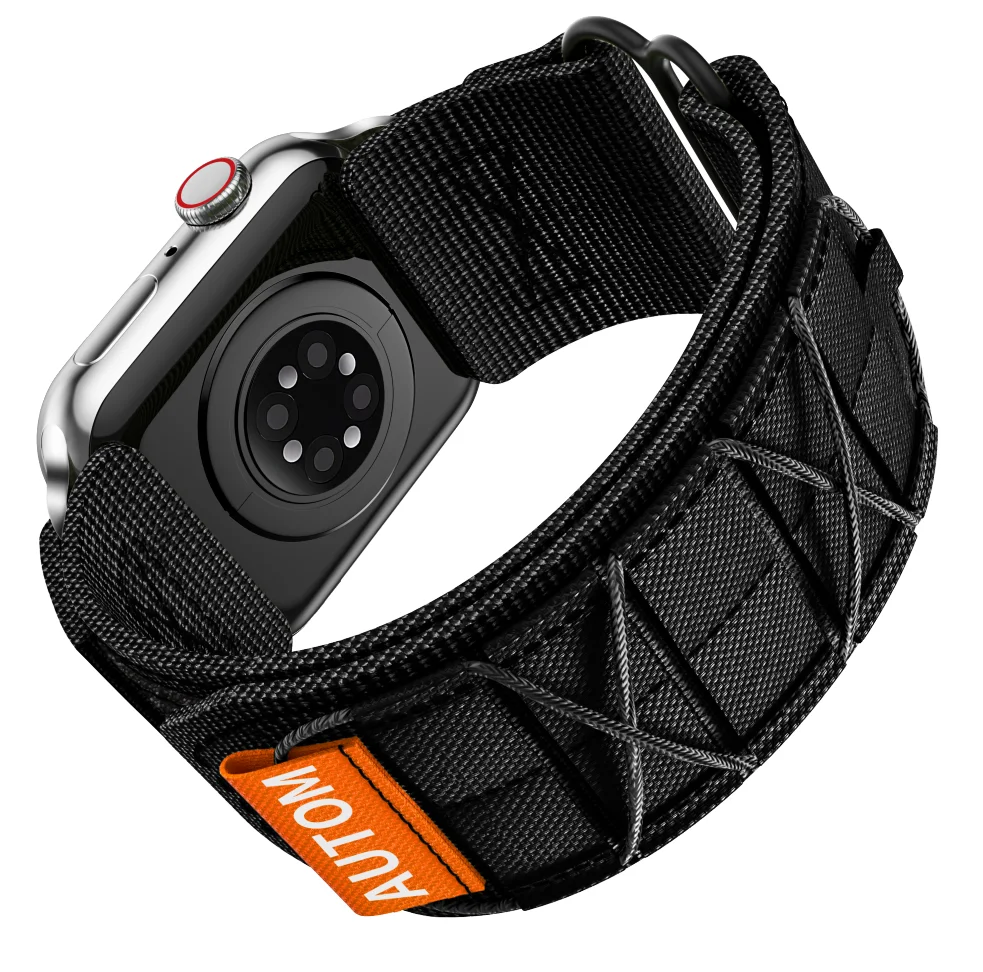 Custom Color Sport Fabric Watchband Replacement Canvas Iwatch Strap