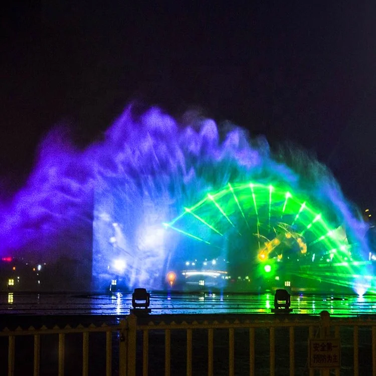Fenlin 3D Large Outdoor Water Screen Fountain Hologram Projection for Outdoor Fountain Projector