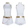 Lumi white sleeveless style
