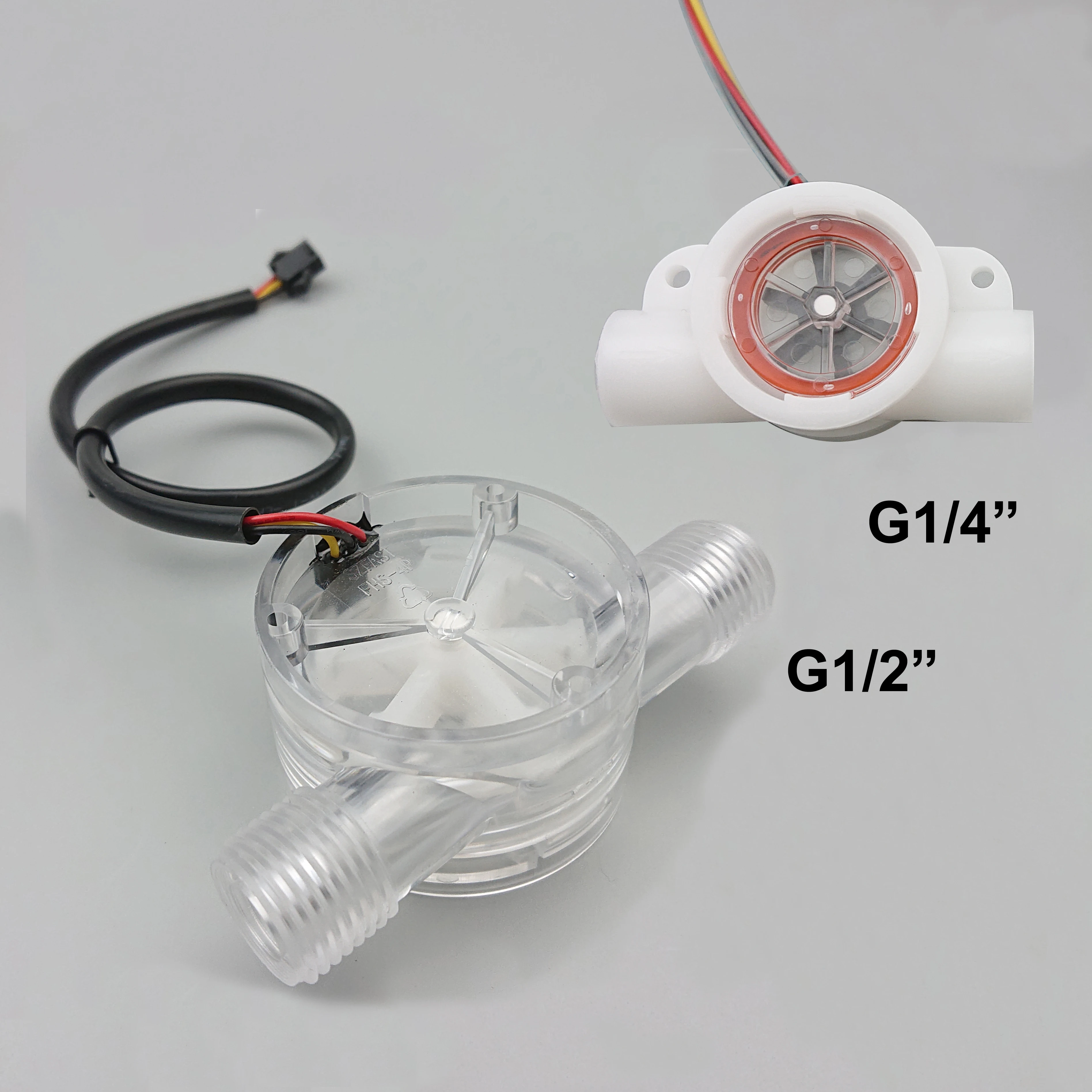 Capteur De Débit D'eau Haute Précision DN15 G1/2 - Plage 1-30L/min, Sortie Effet Hall, Compatible ESP32 Pour Projets Arduino/domotique