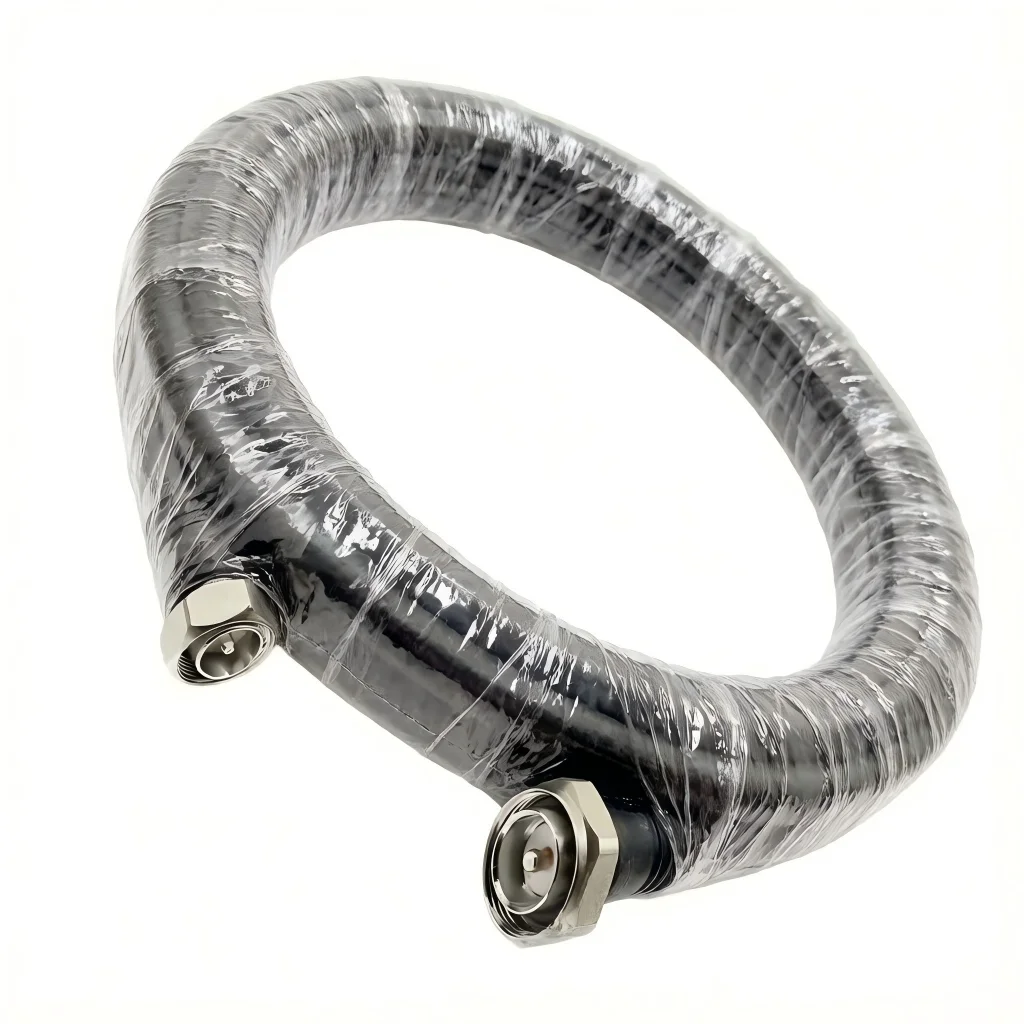 Factory 4310-J-1/2 Flex-4310-J Cable Assembly 1/2 Flexible RF Coaxial Cable Mini DIN Male to Mini DIN Male