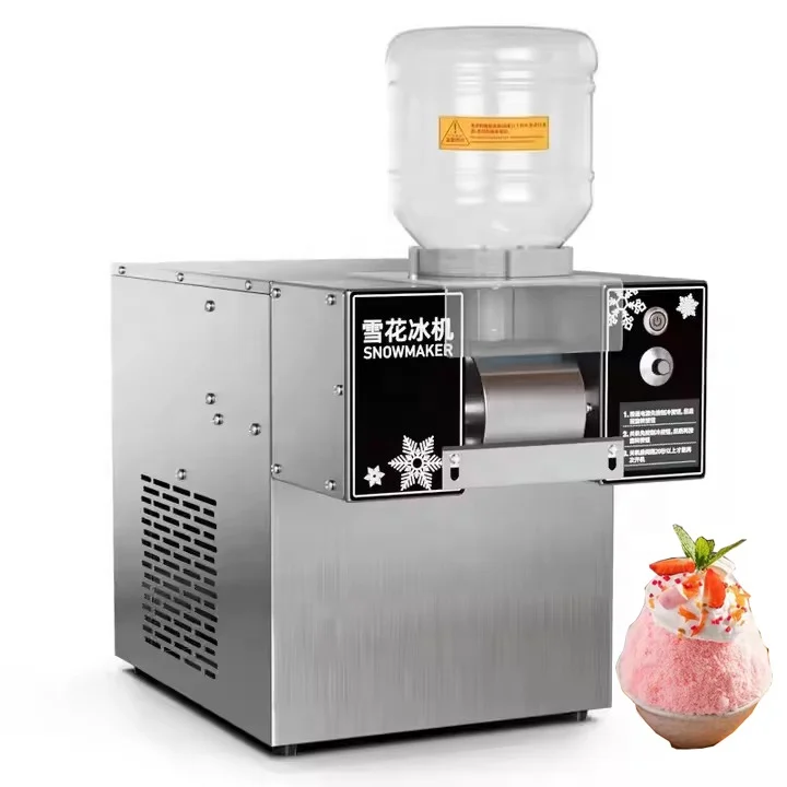 Best Selling Easy to Operate Snowflake Ice Maker Imported Compressor Wholesaler Price Bingsu Snow Ice Machine
