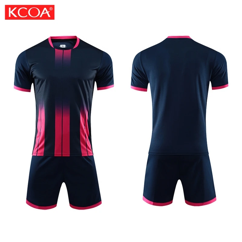 KCOA Wholesale Custom Sublimation Football Training Uniform Cheap Blank Soccer Uniforms Football T-Shirts