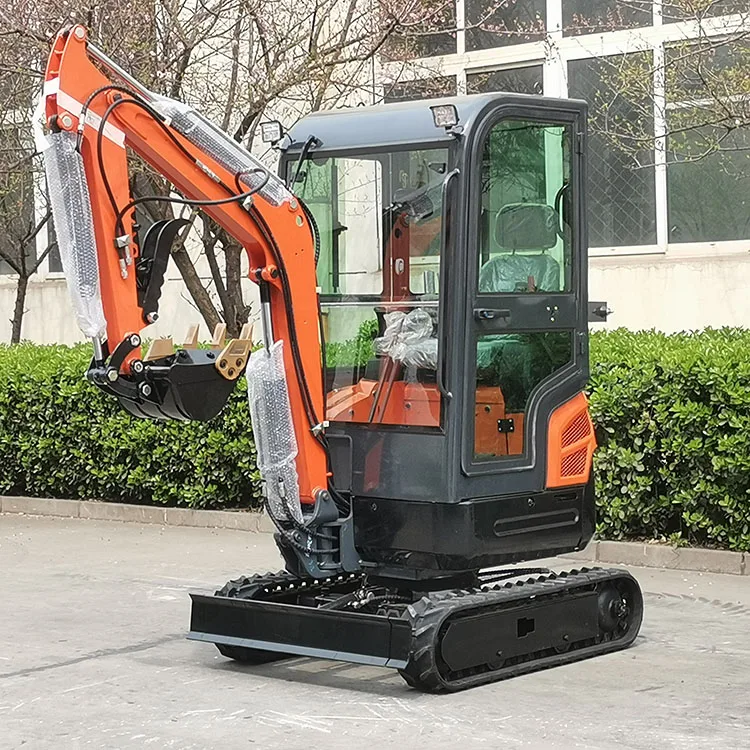 Small Earth Excavator 1.5 Ton Mini Small Crawler Excavators For Home
