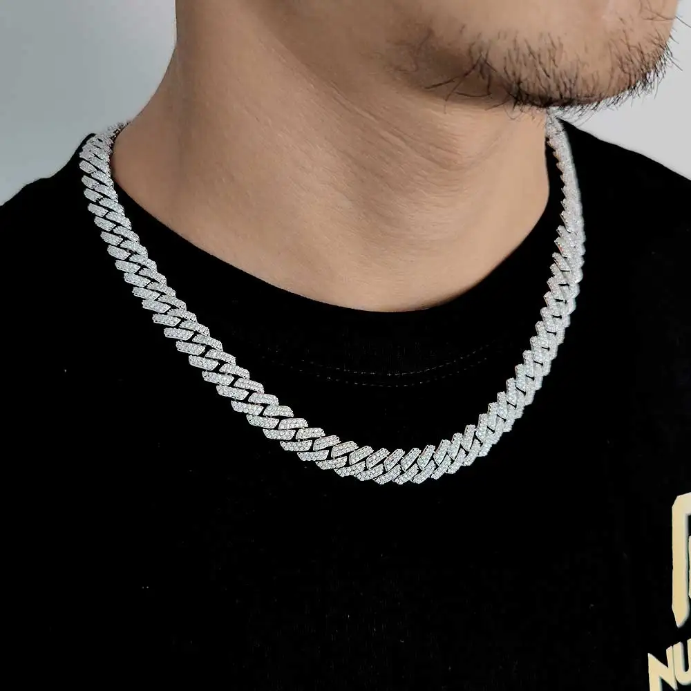 Men's 14K Gold Plated Cuban Link Chain – 30" Length, 10MM Width, D/C Cut, Hip Hop Style