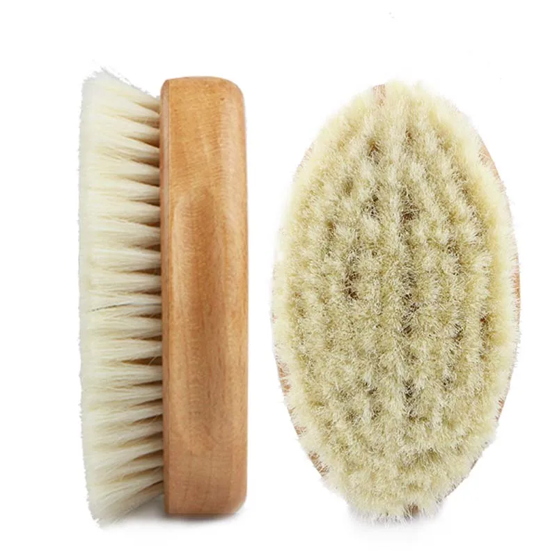 Masterlee wool teeth wooden handle hair brushes shaving brushes beard comb