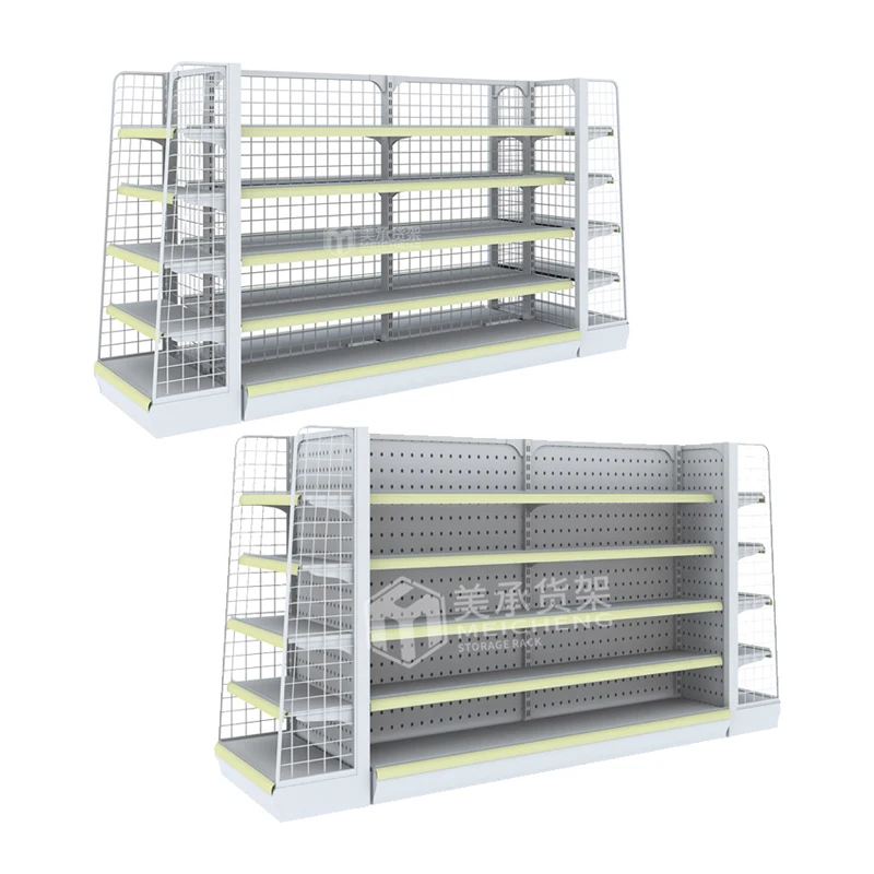 Meicheng Supermarket Gondola Display Rack Supplier Grocery Store Used