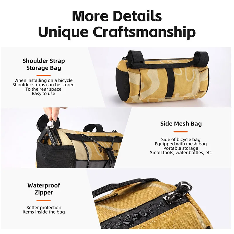 Borsa Bici Accessori da anubrio, Ipereabile Borsa Bici, con Tracolla