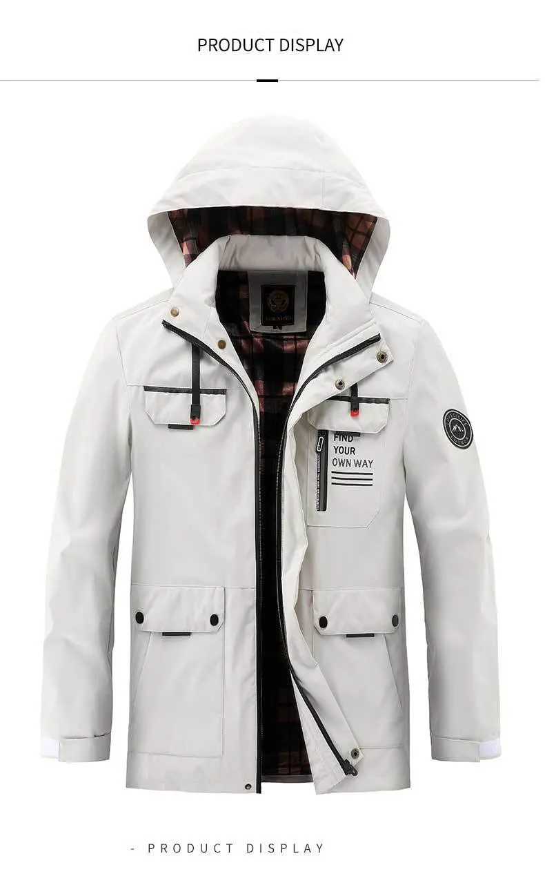 Custom LOGO Chaquetas De Hombre Waterproof Winters Hiking jacket