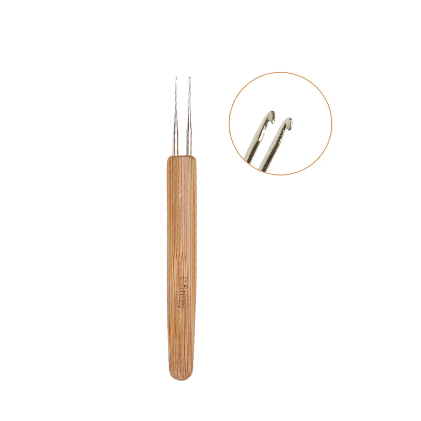 1 Pc Dreadlock Crochet Hook Braid Hair Needle Weaving Craft 0.5mm/0.75mm_voghion.com