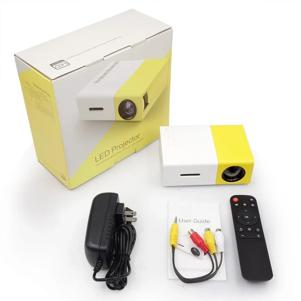Mini Proyector Yg300 Smart Projector Multimedia Mobile Wireless Projector Game Portable Home LED LCD Pocket Projector