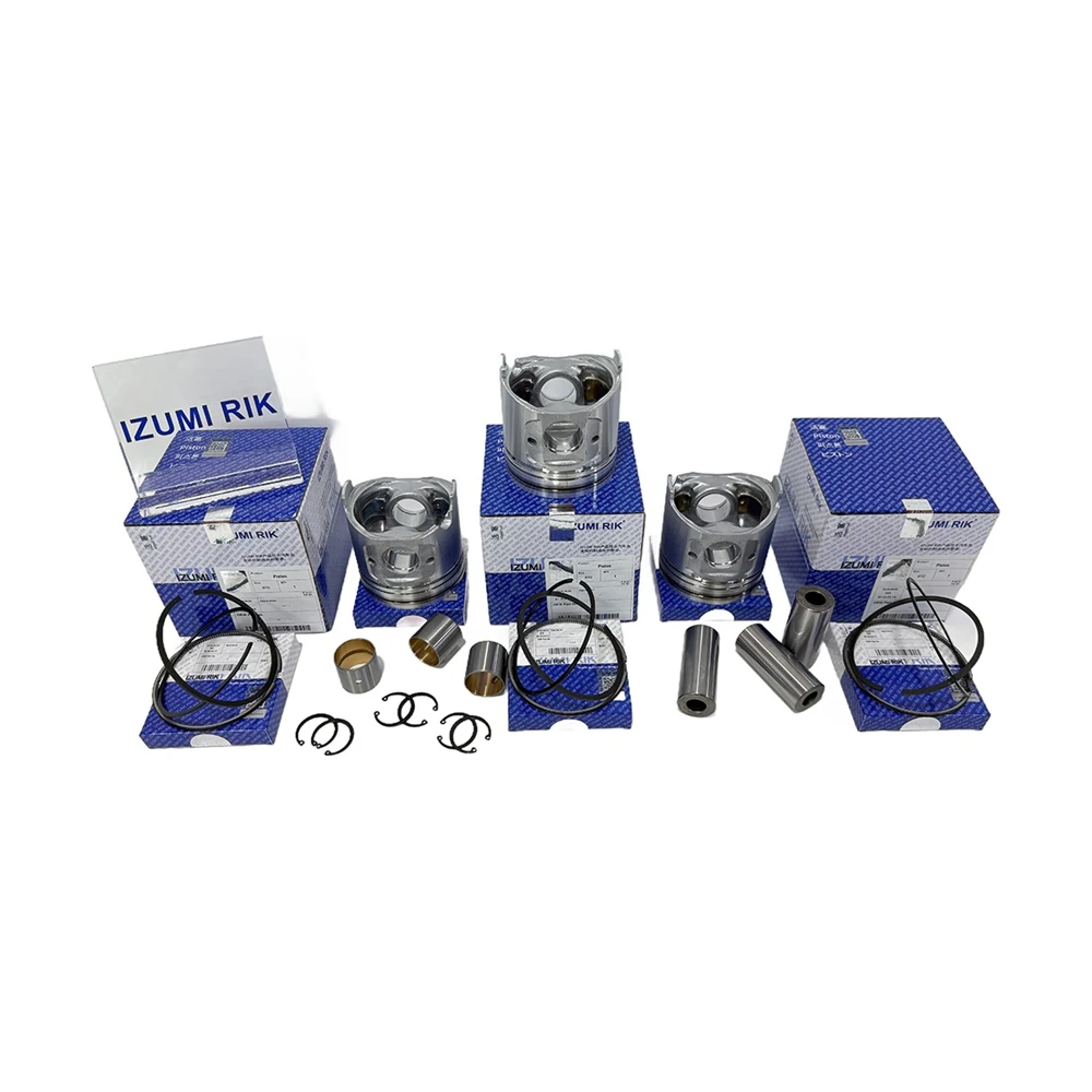 IZUMI RIK 3TNV70, 3TNV72, 3TNV74, 3TNV75, 3TNV76 Комплект поршень + поршневые кольца для Yanmar