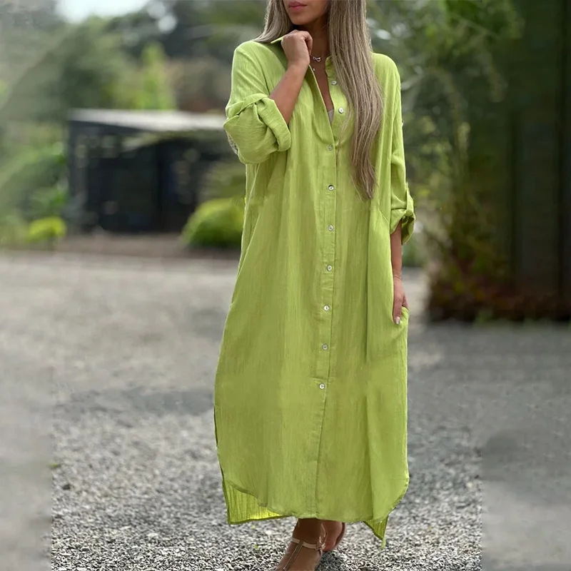 Casual Cotton Linen Shift Dress - 5XL Orange Beach Cover-Up, Perfect for Summer! Stylish Maxi Blouse for Women's Casual Wear. Casual Cotton Linen Shift Dress - 5XL Orange Beach Cover-Up, Perfect for Summer! Stylish Maxi Blouse for Women's Casual Wear.