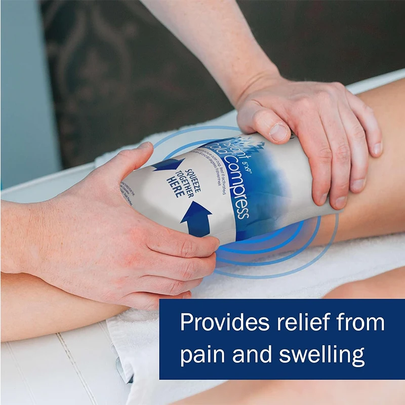 Disposable First Aid Ammonium Nitrate Instant Cold Compress Ice Pack for Sports Injury