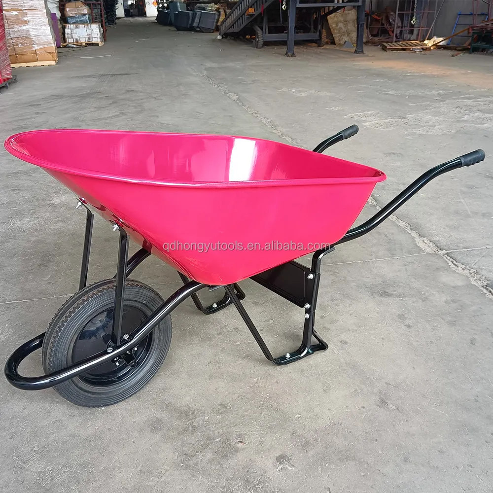 Wheelbarrow Wb7400 Hot Sale In South America Trolley Farm Equipment