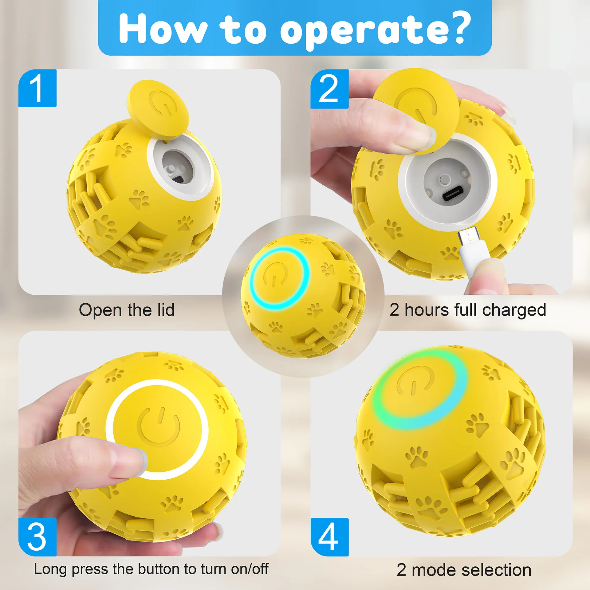 New Intelligent Tease Dog Gravity Jump Ball Electric Pet Supplies cat and Dog Toys Fun Artifacts Pet Smart Ball factory