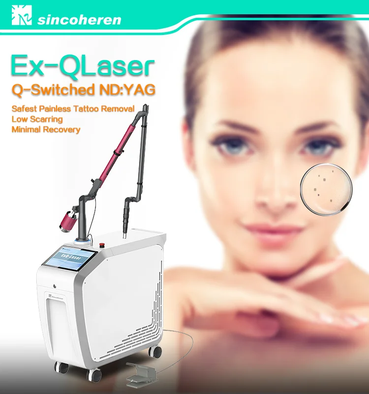 Sincoheren Newest Pico Laser Scars Removal Machine Laser Tattoo Removal