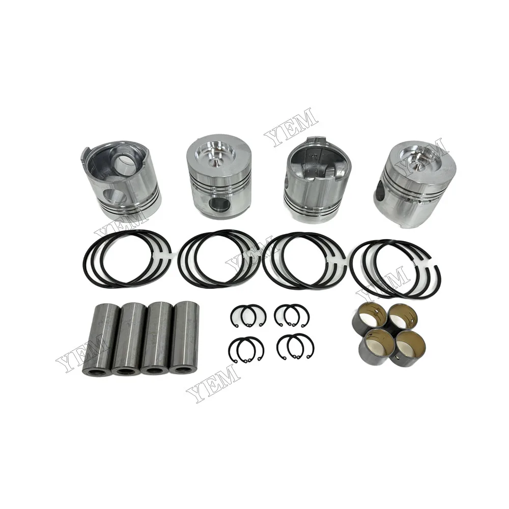 Piston Set With Rings Fit for Weichai ZH4102Y4-1 Engine 5