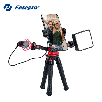Oem Selfie Lighting Smartphone Vlog Kit Light Live Streaming Microphone Video Tripod Vlogging Kit detail image