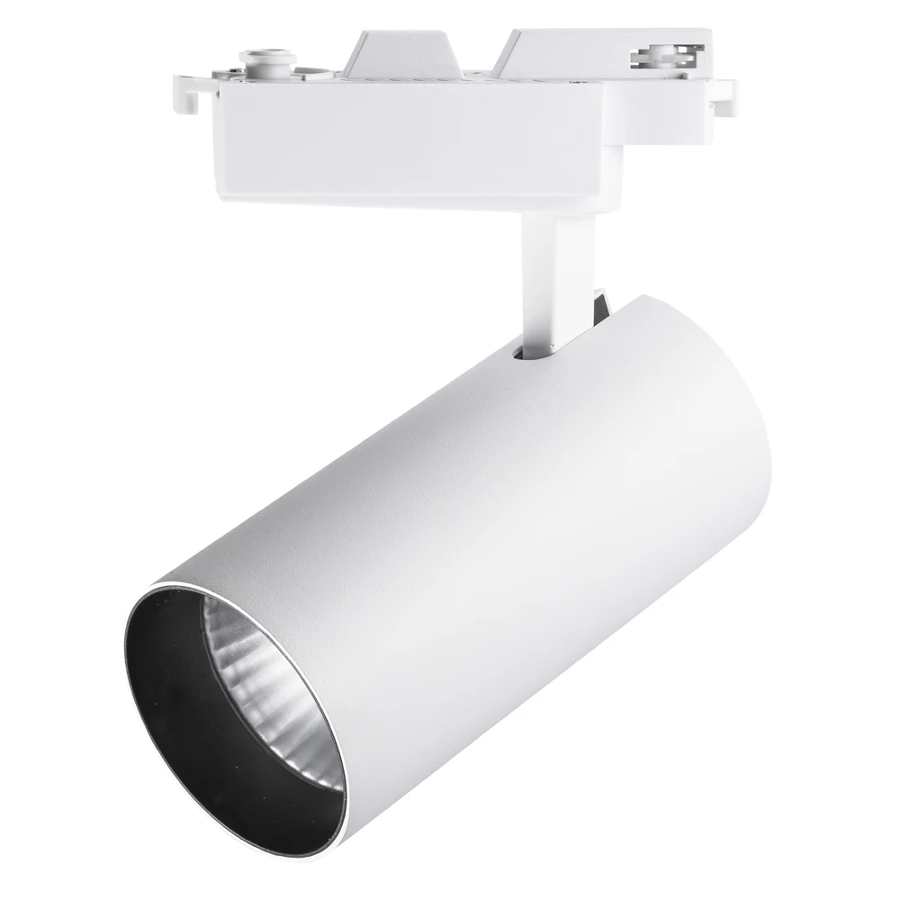 
 Выставочный зал, коммерческий автосалон, светодиодное точечное освещение 15 Вт 25 Вт 30 Вт, рельсовый светодиодный cob свет, led cob рельсовая лампа  