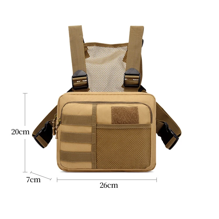 Wtb039 Wholesale Outdoor Camouflage Men Tactical Vest Chest Bags ...