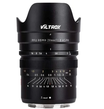 VILTROX 20mm F1.8 Full Frame Wide-Angle Fixed/Prime Manual Focus Lens for Nikon Z Mount Mirrorless Cameras Z7 Z6