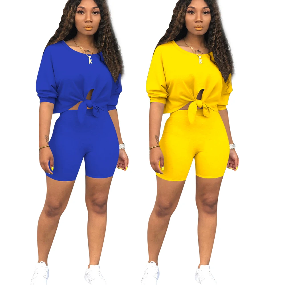 Half Sleeve Gym Set Women Clothing 