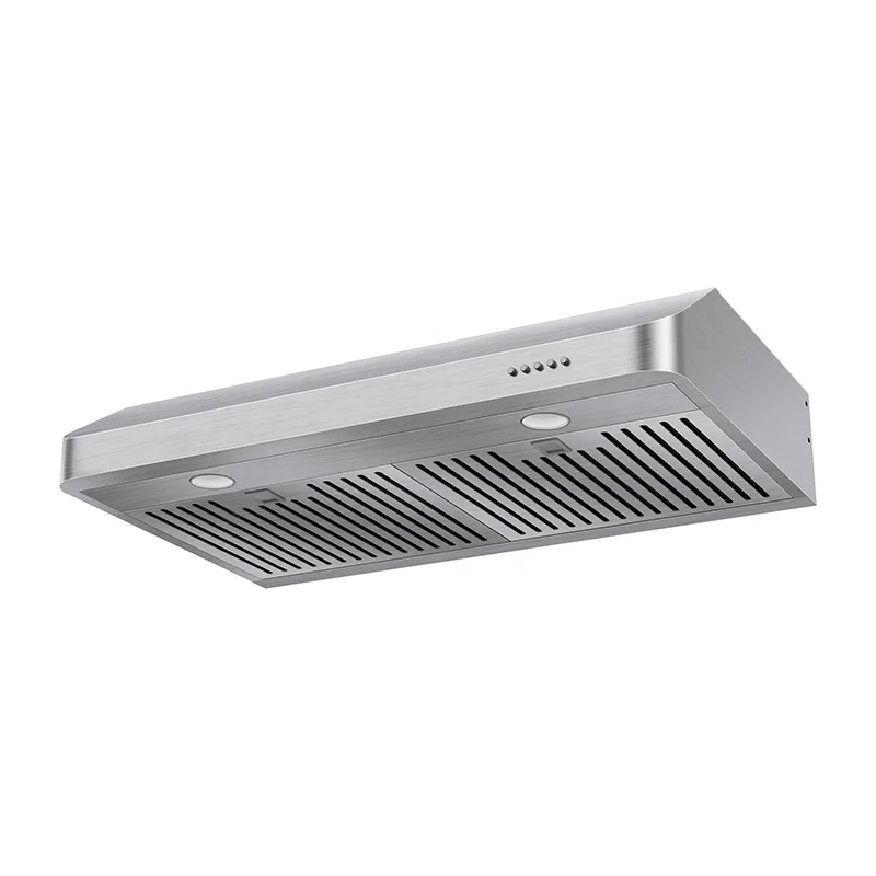 clean stainless steel cooker hood