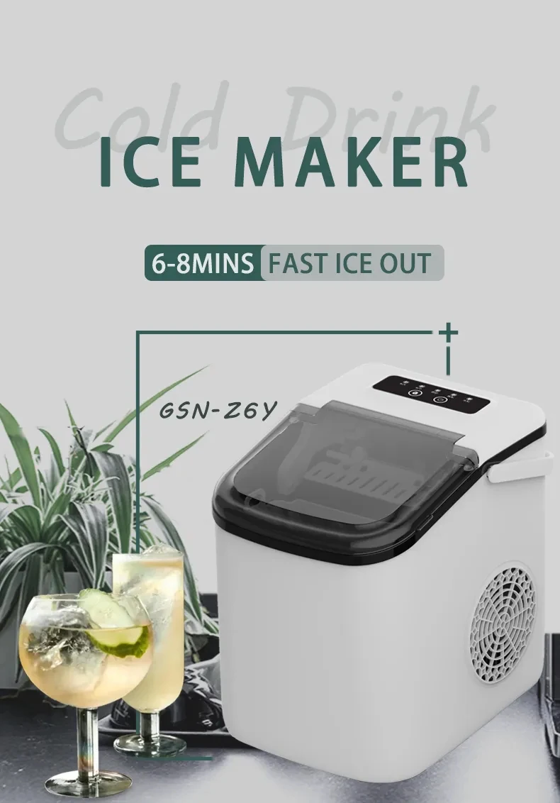 Professional Customization Oem Portable Ice Maker Machine Household Cube Mini Portable Ice Maker
