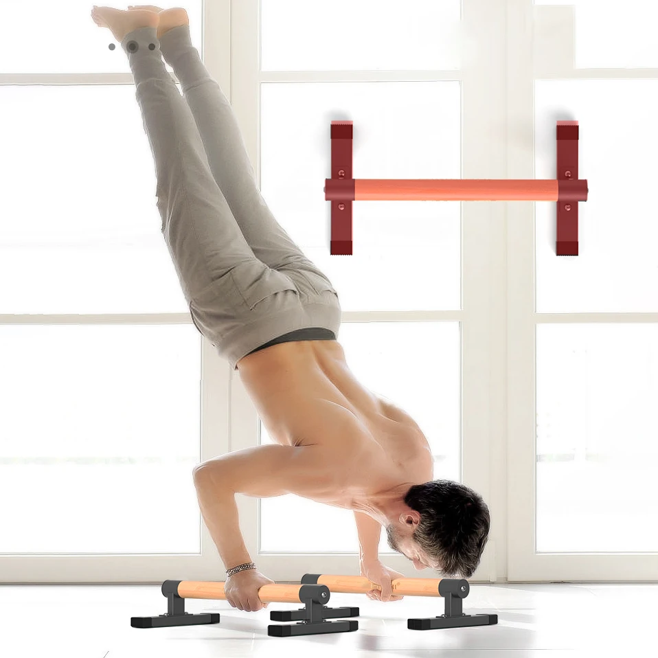 Pushup Stand Wood Pushup Bars Wooden Parallettes Push Up Handle Stands