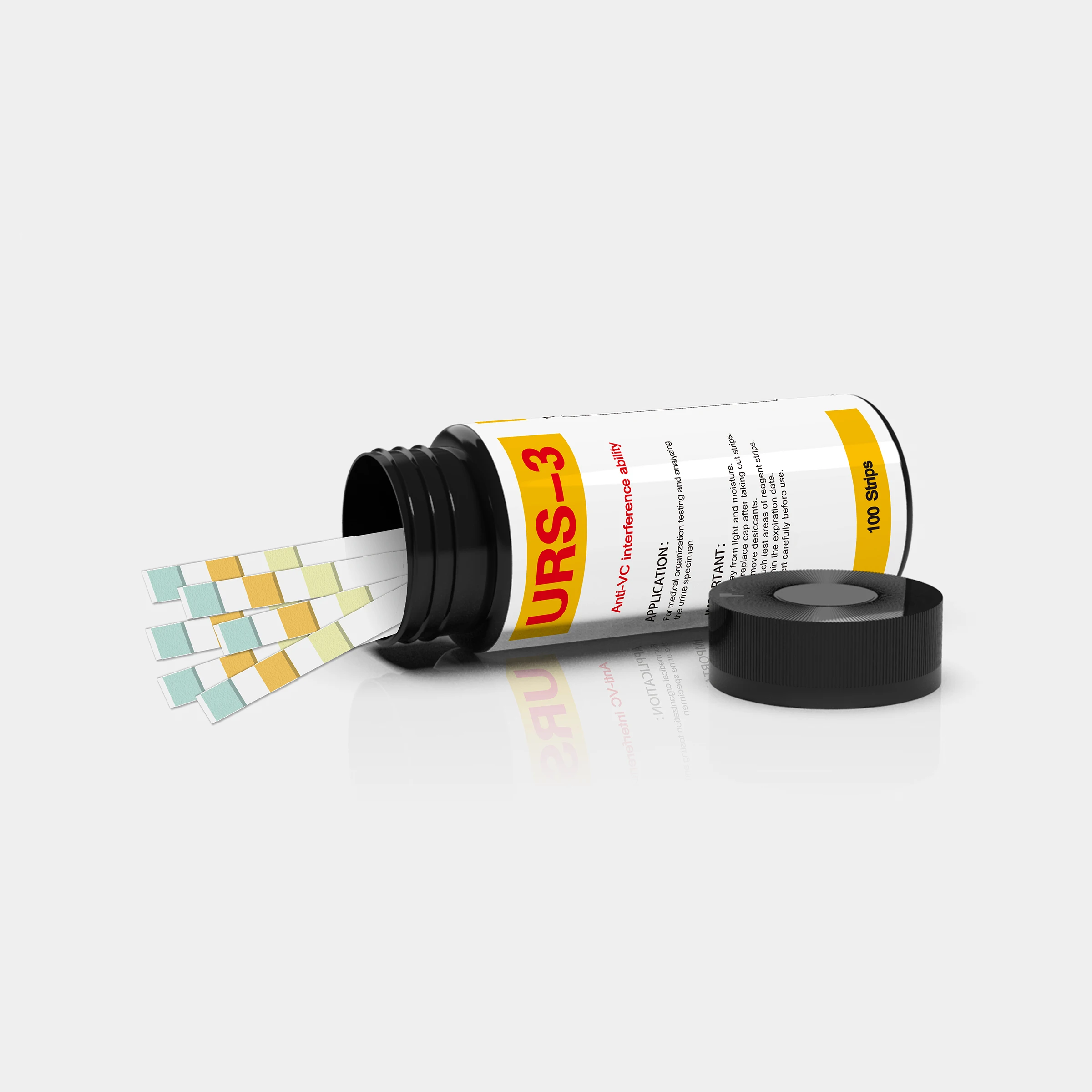 Medical One Step Urine Test Strips To Test Glucose Protein Ph Uric 3v