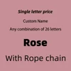 Rosa con catena di corda
