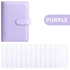 Purple Shell+12 Receipt Bag