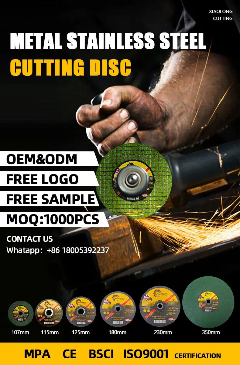 Xialoncut Cutting Discs - Precision Metal Grinding Tools