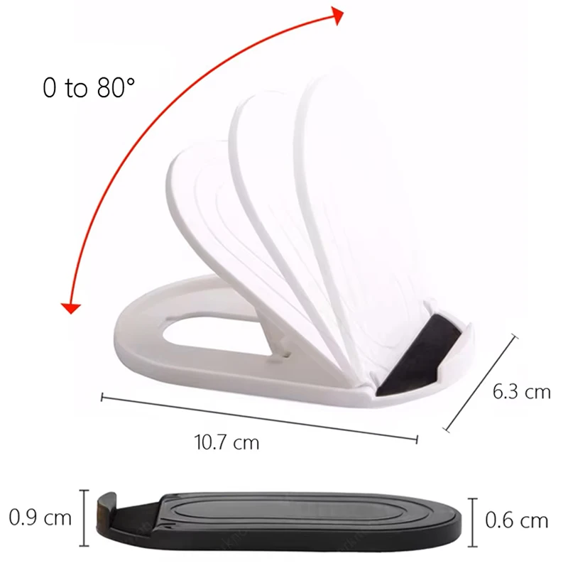 Universal Portable Foldable Desktop Tablet Phone Mount Bracket Multi-Angle Cradle Flexible Features Adjustable Cell Phone Holder