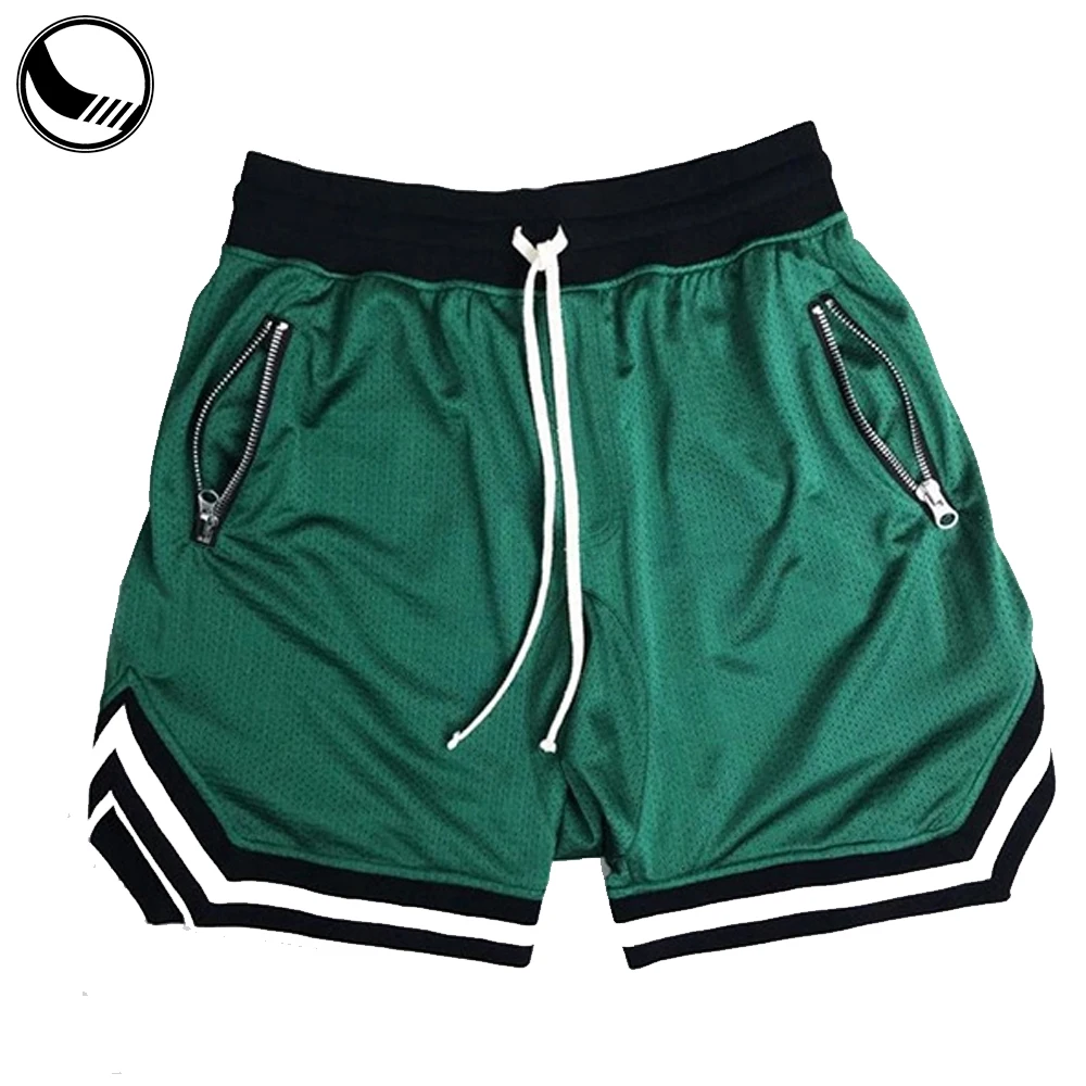 Zipper pink Picture Custom Retro High Quality Men Girl Sexy Women Team 5 Inch Mesh Blank Polyester Basketball Shorts