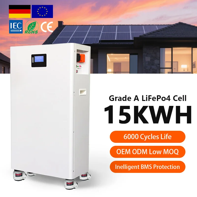 Grandtech 5kwh 10kwh 15kwh Solar Energy Storage System Power Battery 51.2V 280Ah Lifepo4 Battery Home Energy Storage System