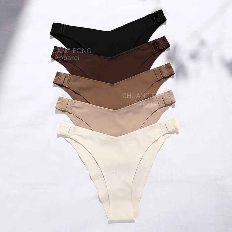 Europe And The United States Sexy Traceless Ice Silk Women Panties