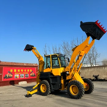 WZ30-25 Diesel 4x4 Tractor Mini Euro V EPA Front Backhoe Loader mini Excavator with Yunnei Engine Sale