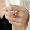 Orange Steel Ring