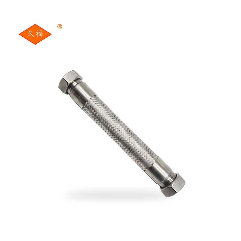 Fabricante profesional manguera corrugada de metal flexible roscada de acero inoxidable trenzada resistente a la presión y al fuego