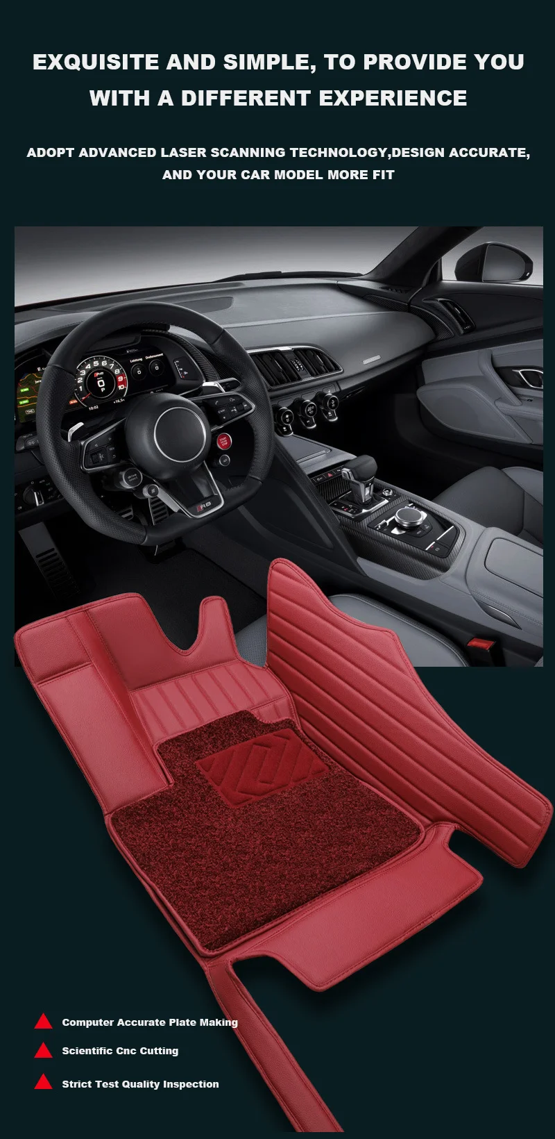 Custom Car Floor Mats for BMW Series Car Protection Full Coverage Pads Anti-Slip Leather Floor Lining All Weather Car Floor Mats