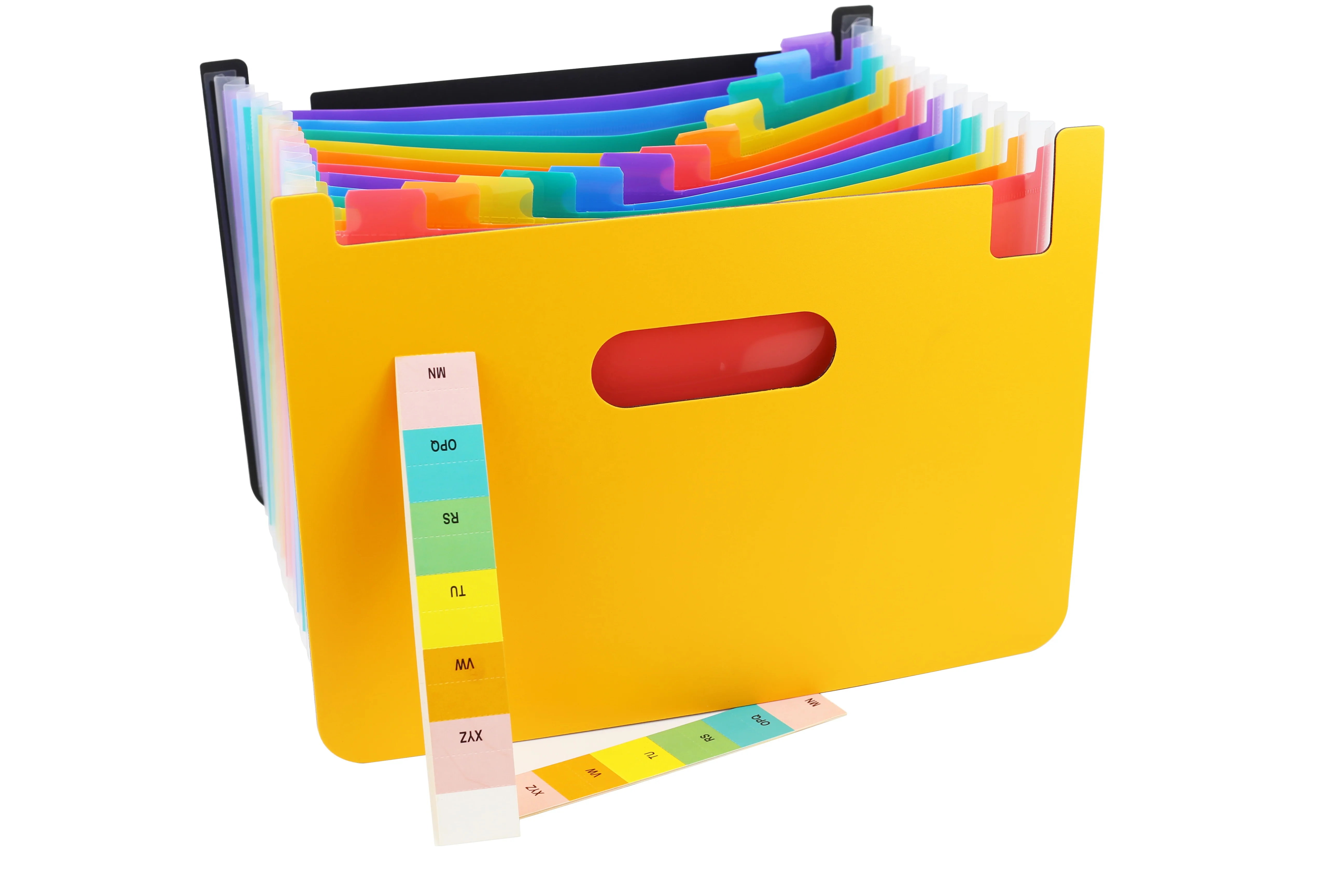 Colorful A4 Expanding Accordion File Folder Organizer - 24 Pockets