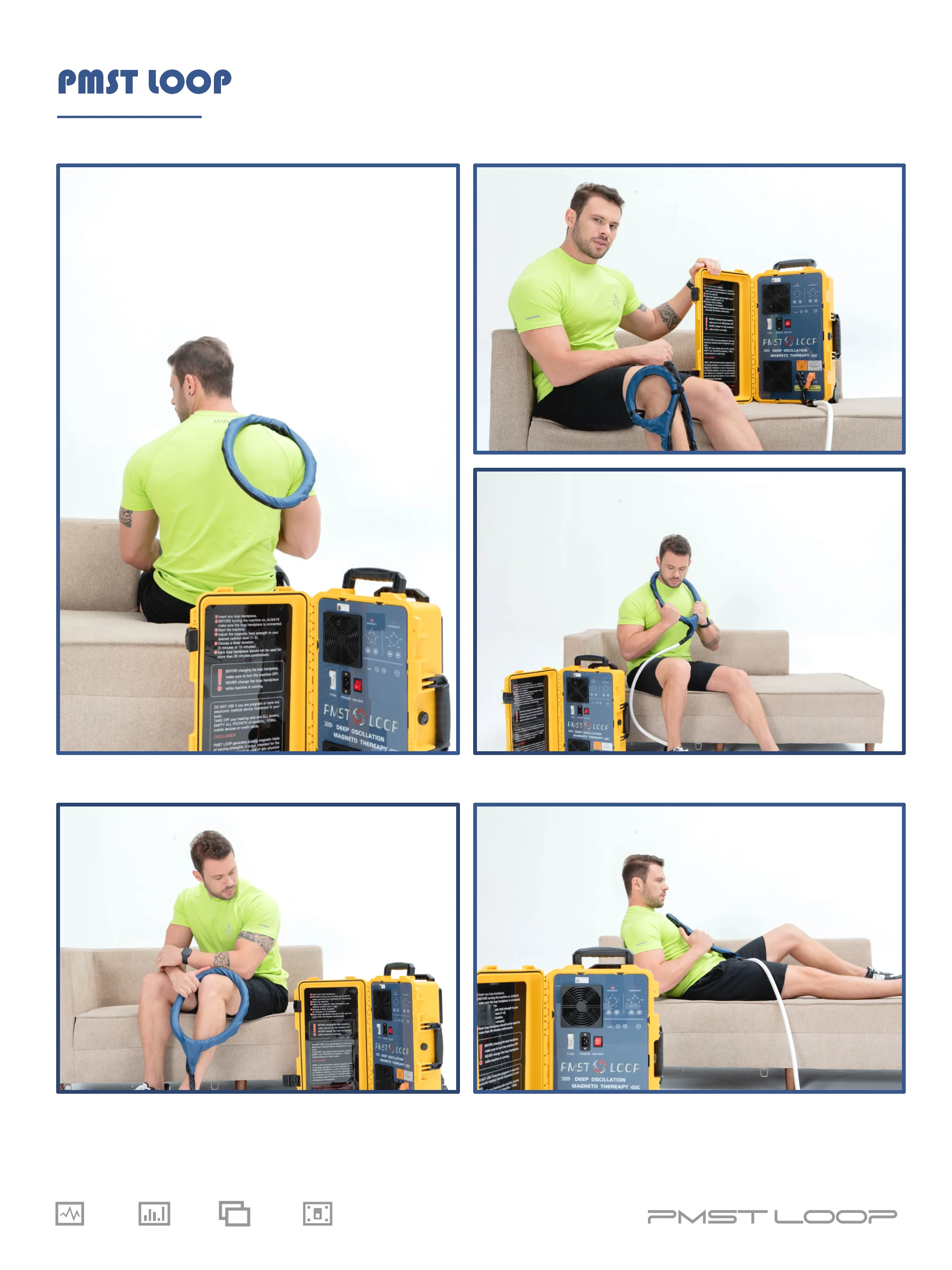 High Power Magnawave Pulse Electromagnetic Field PEMF Machine PMST LOOP for Human Animal Physiotherapy Device